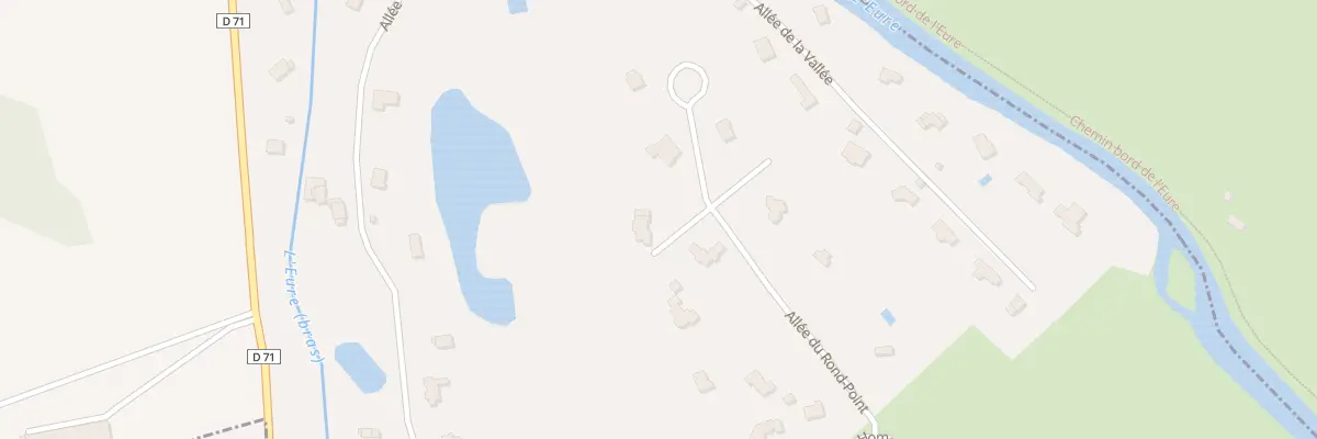 Plan du 1 All Bois à Vaux-sur-Eure