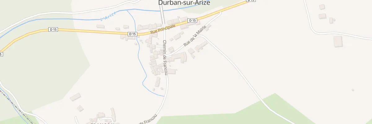 Plan du 6 Rue de la Mairie à Durban-sur-Arize