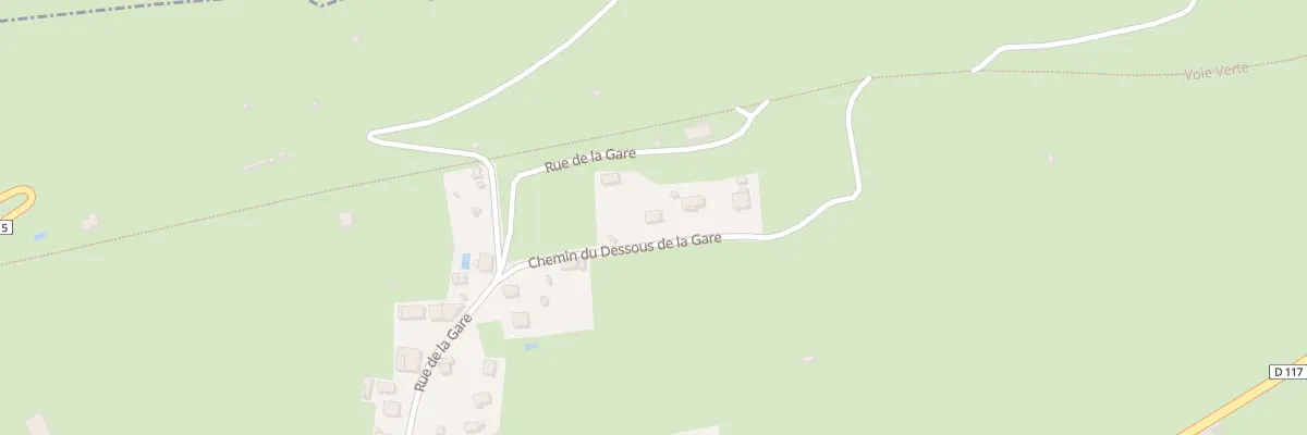 Plan du 7 Che du Dessous de la Gare à Castelnau-Durban