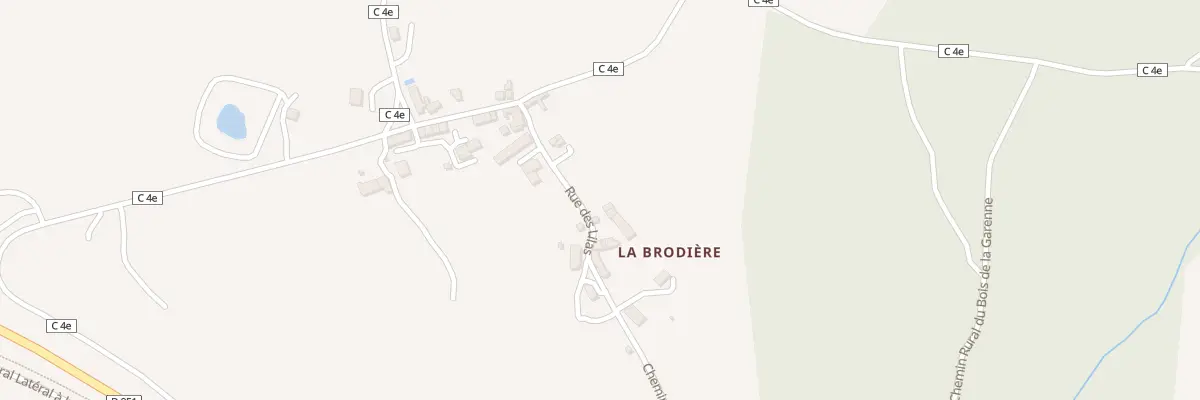 Plan du 5065 La Brodiere à Chitray