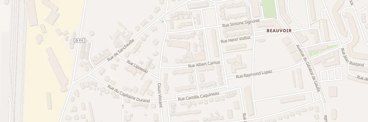 Plan du 6 Rue Albert Camus à Châteaudun