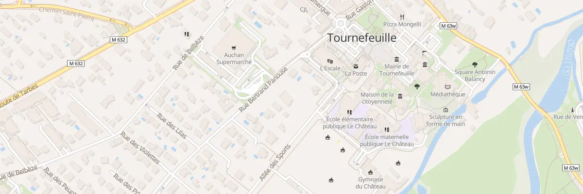 Plan du 26 Rue Bertrand Panouse à Tournefeuille