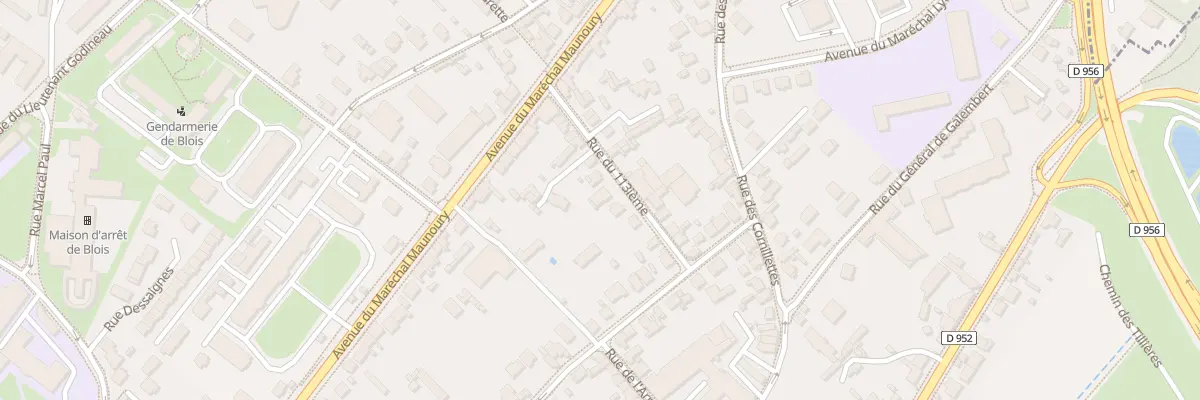 Plan du 8B Rue du Cent Treizieme à Blois