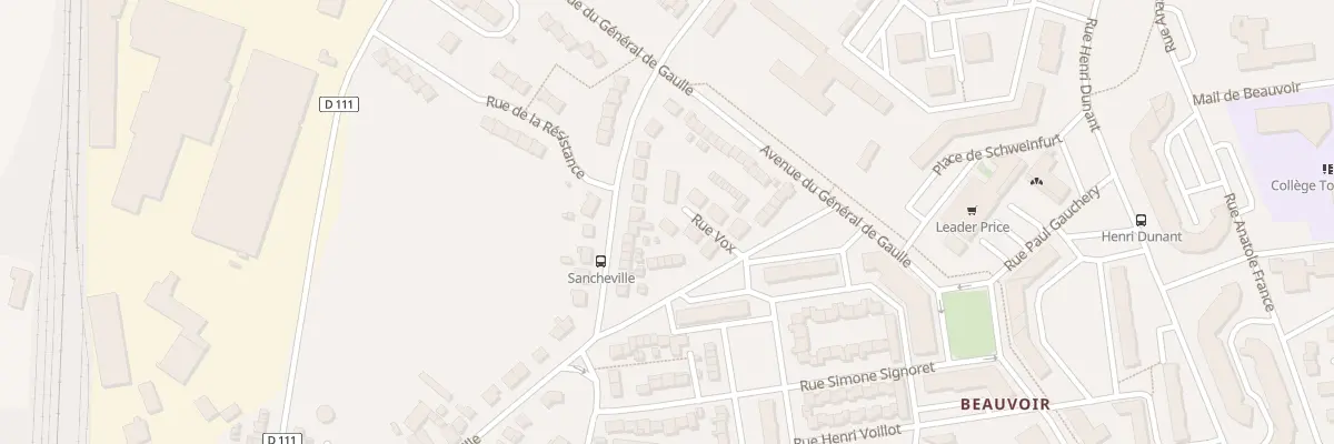 Plan du 3 Rue Vox à Châteaudun