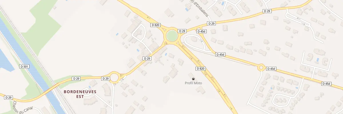Plan du 226 Bordeneuve Est à Castelnau-d’Estrétefonds