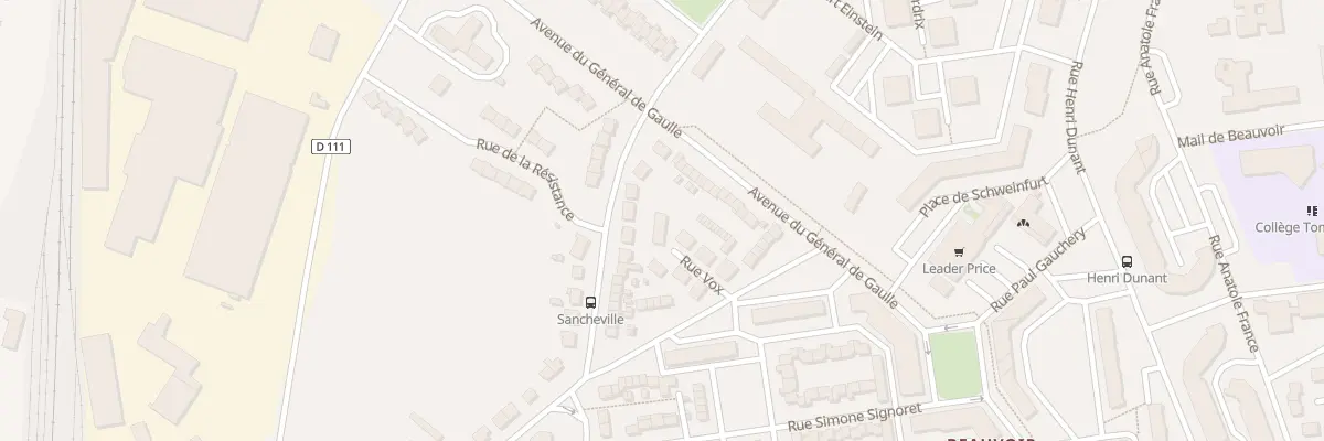 Plan du 4 Rue Vox à Châteaudun