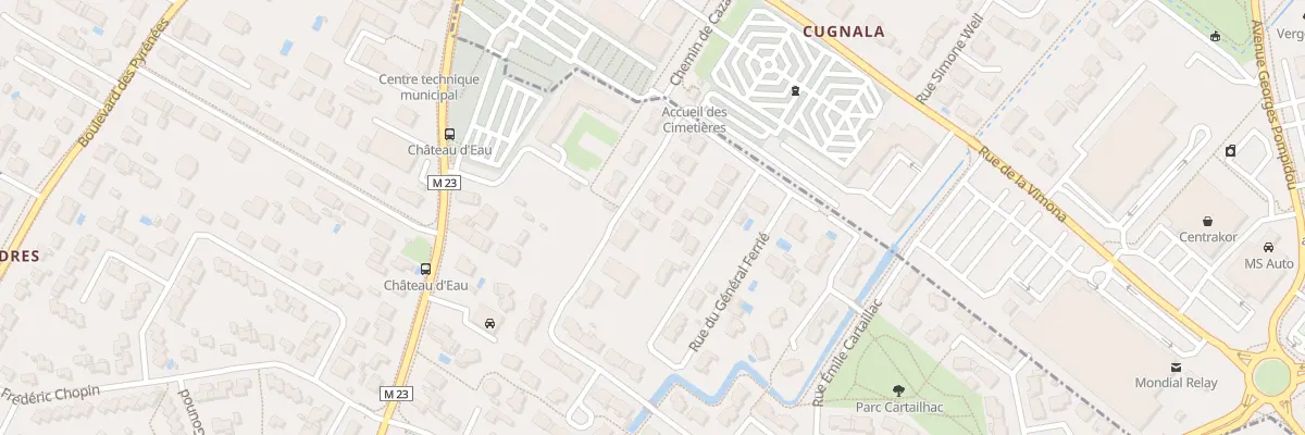 Plan du 32 Rue Henri Breuil à Villeneuve-Tolosane
