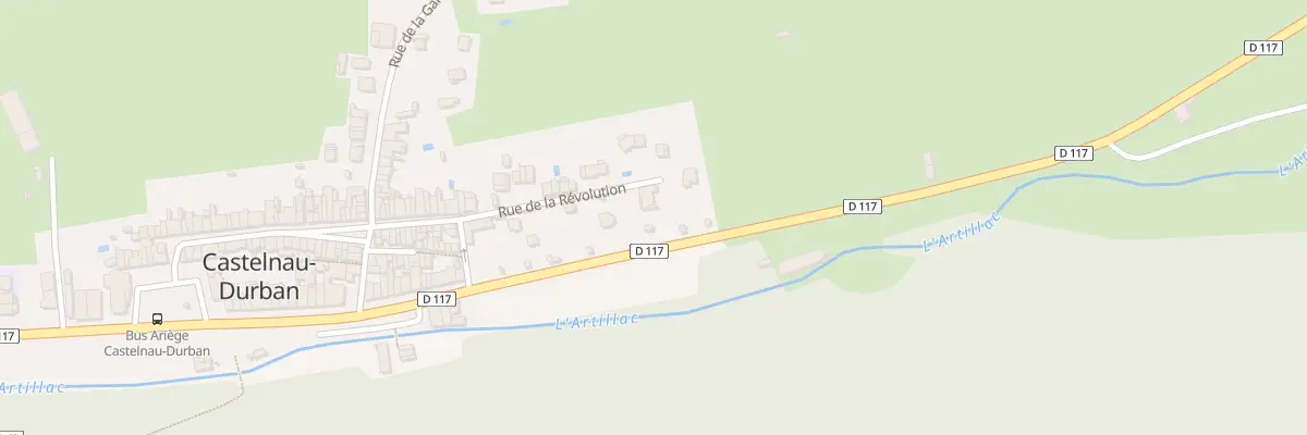 Plan du 59 Rte de Foix à Castelnau-Durban