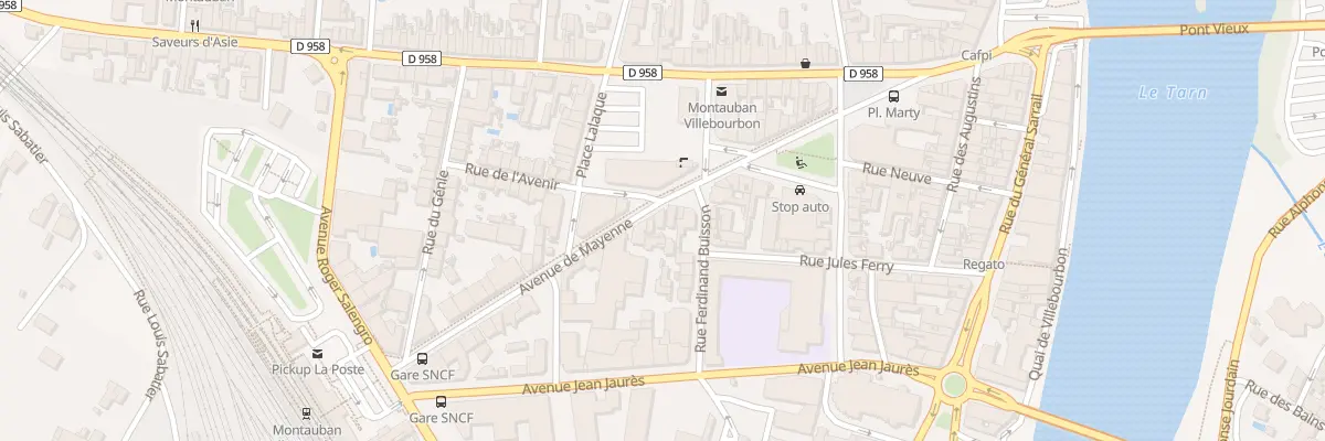 Plan du 9 Pl Lalaque à Montauban