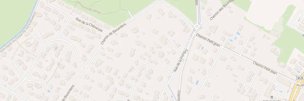 Plan du 83T Rue de la Francoy à Cugnaux