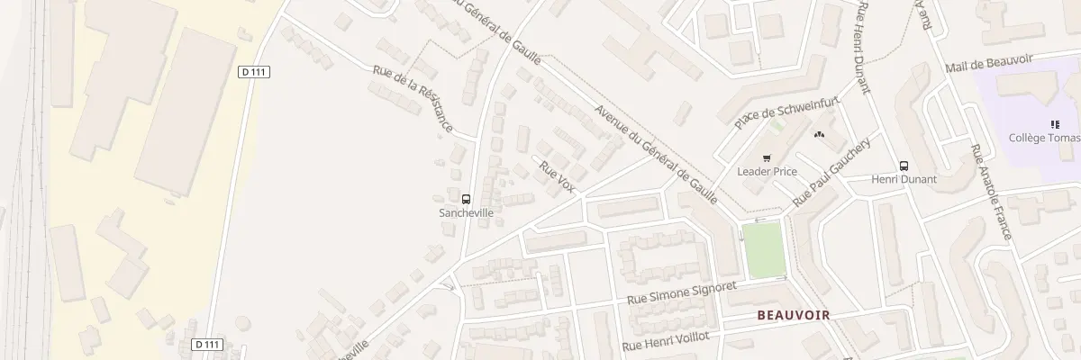 Plan du 2 Rue Vox à Châteaudun