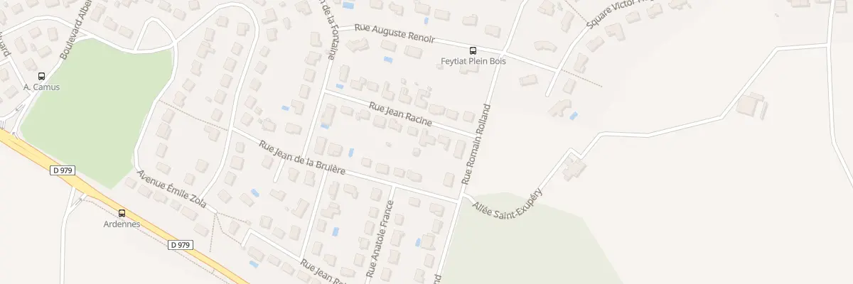 Plan du 14 Rue Racine à Feytiat