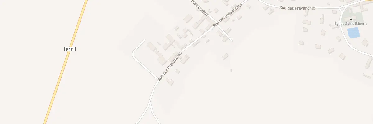 Plan du 23 Rue des Prevanches au Plessis-Hébert