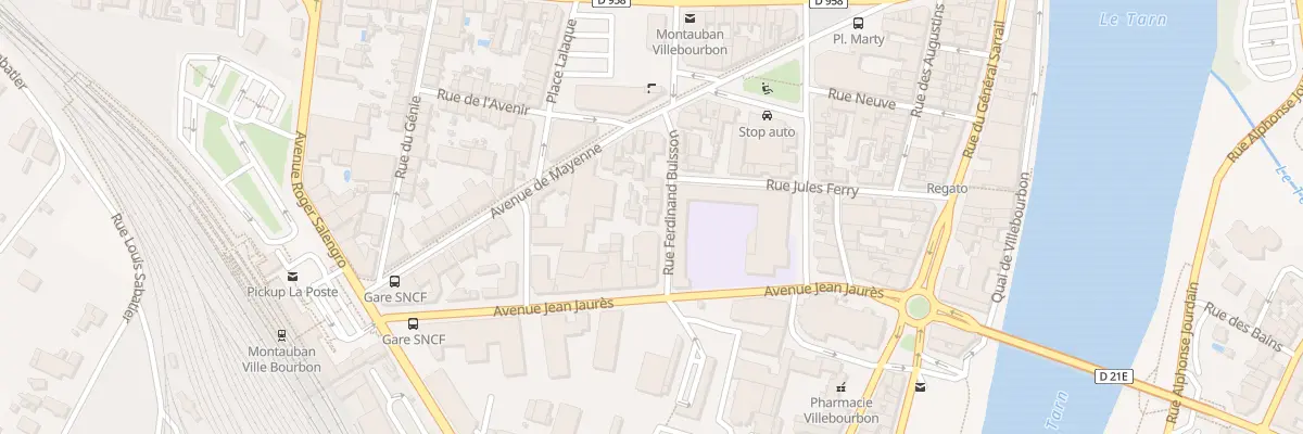 Plan du 7 Rue Ferdinand Buisson à Montauban