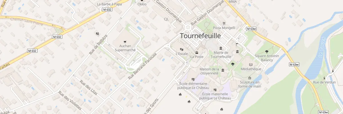 Plan du 30 Rue Bertrand Panouse à Tournefeuille