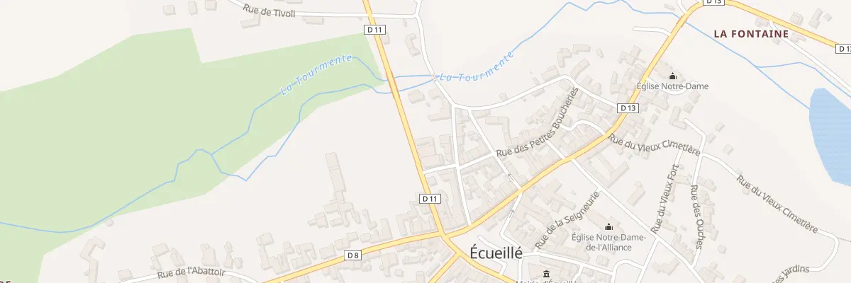 Plan du 11 Rue du 8 Mai 1945 à Écueillé