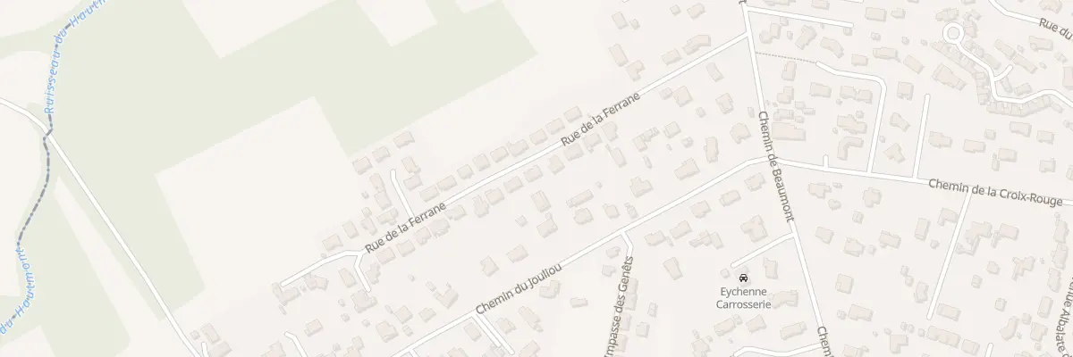Plan du 13 Rue de la Ferrane à Eaunes