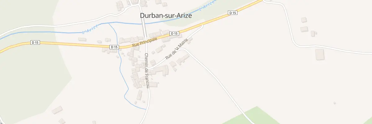 Plan du 107 Durban à Durban-sur-Arize