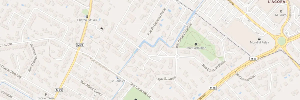 Plan du 10 Rue Henri Breuil à Villeneuve-Tolosane