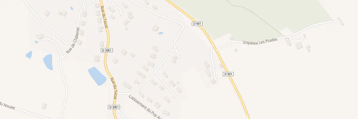 Plan du 8 Lot Du Puy Auriol à Chabrignac