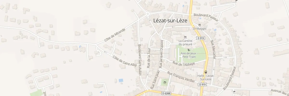 Plan du 9 Rue de La Tour à Lézat-sur-Lèze