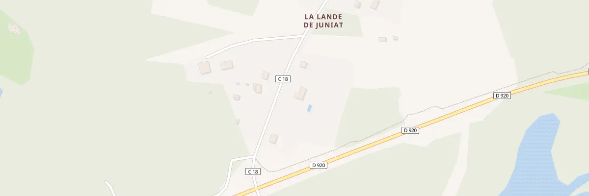 Plan du 595 Rte de Juniat à Ambazac