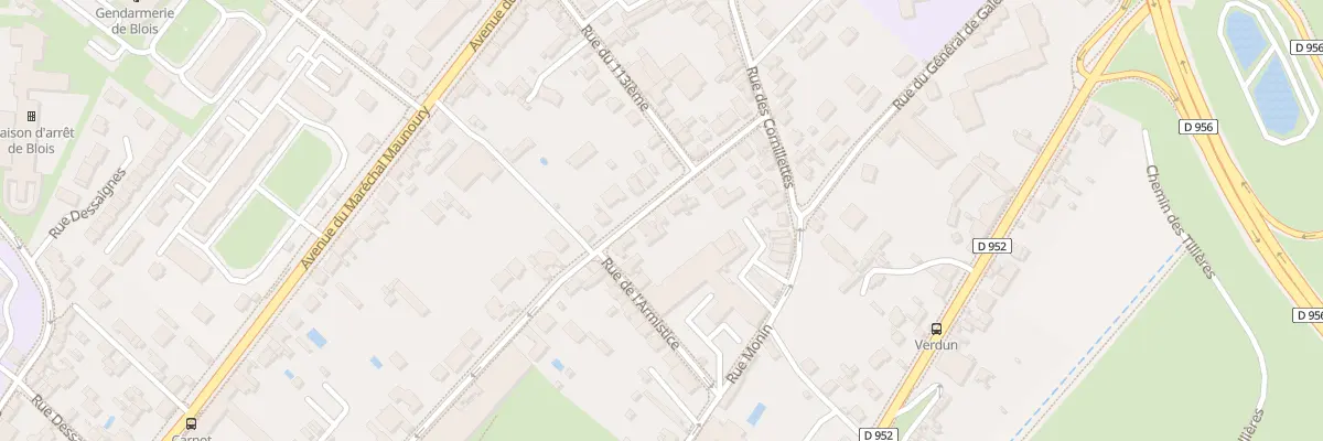 Plan du 5 Rue de l’Argonne à Blois