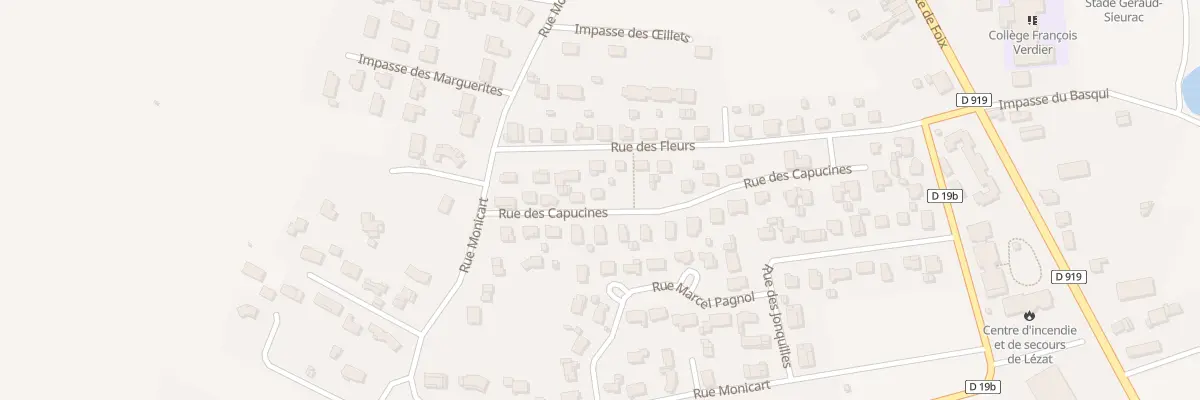 Plan du 20 Rue des Capucines à Lézat-sur-Lèze