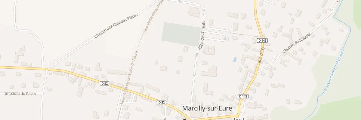 Plan du 3 All des Tilleuls à Marcilly-sur-Eure