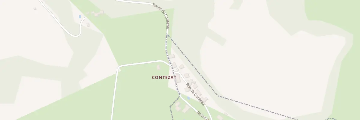 Plan du 6 Contezat à La Dornac