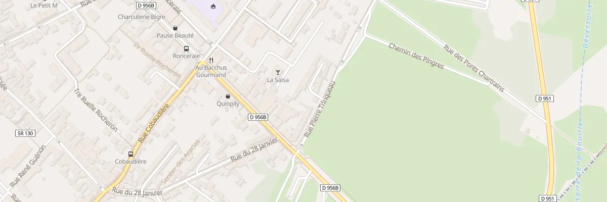 Plan du 12 Rue Pierre Trinqueau à Blois