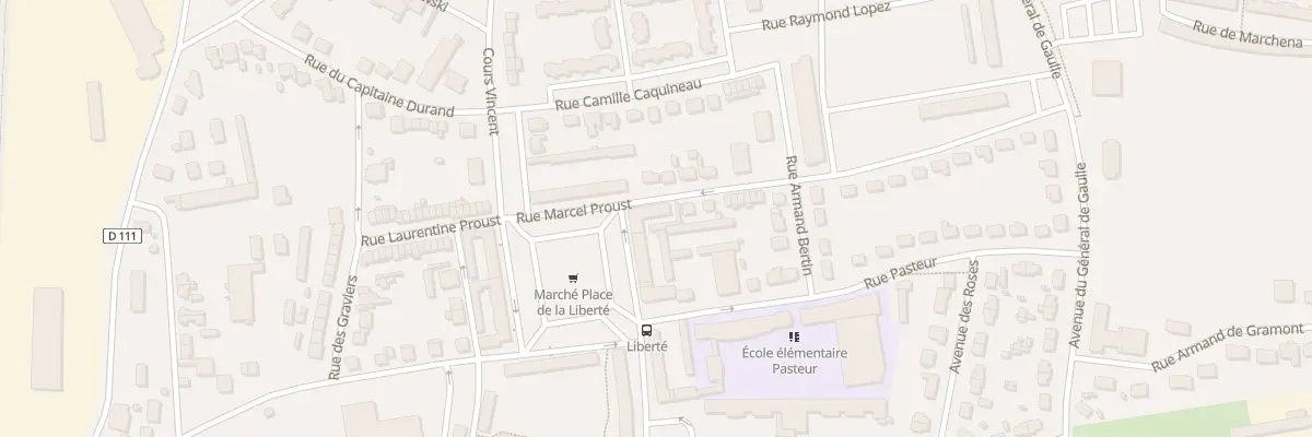 Plan du 1 Rue Marcel Proust à Châteaudun