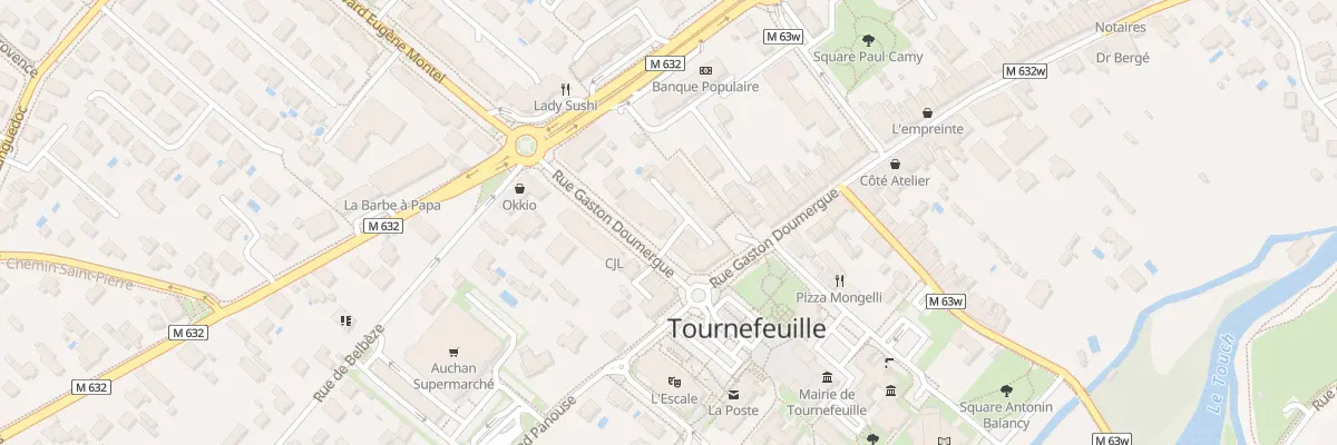 Plan du 57 Rue Gaston Doumergue à Tournefeuille