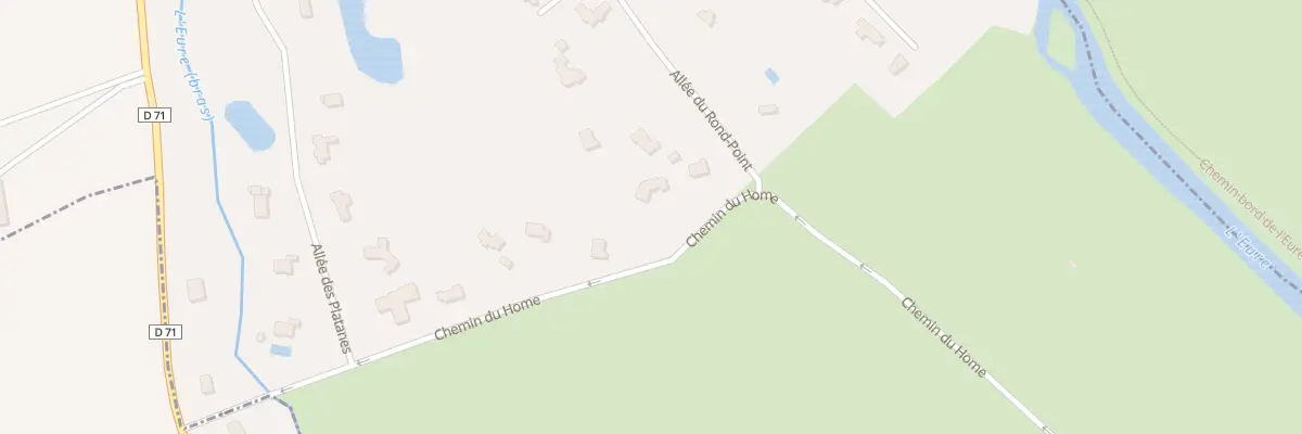 Plan du 7 Che du Home à Vaux-sur-Eure