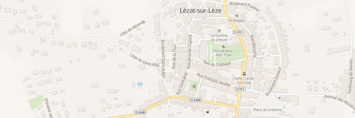 Plan du 6 Rue de La Tour à Lézat-sur-Lèze