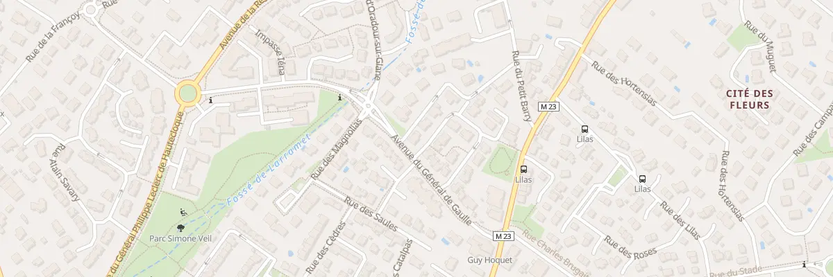 Plan du 22 Rue Henri Barbusse à Cugnaux