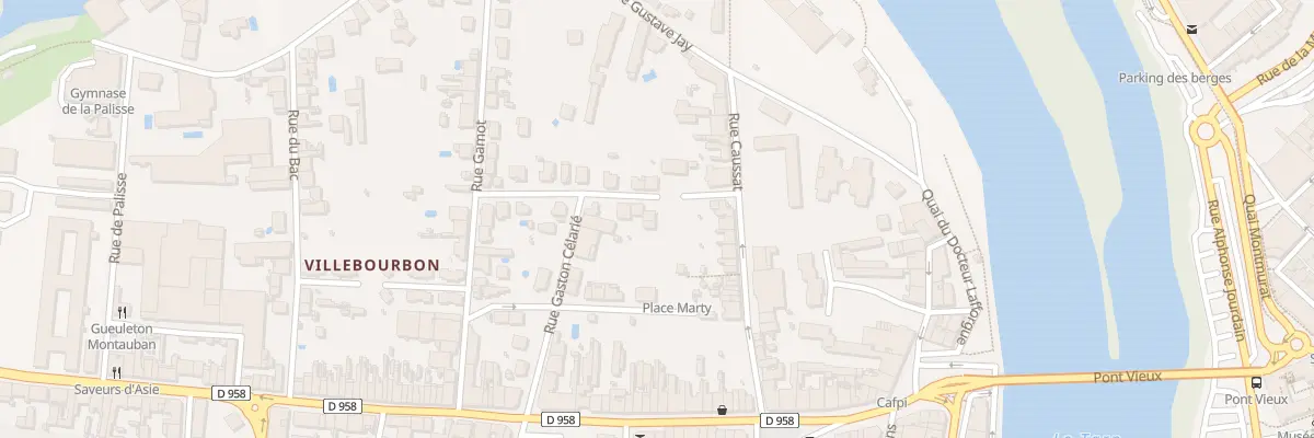 Plan du 7 Rue Jean-baptiste Charcot à Montauban