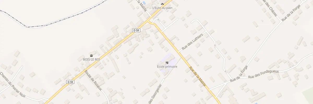 Plan du 8 Rue de la Mairie à Bois-le-Roi