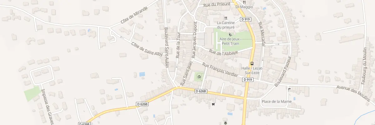 Plan du 7 Pl de l’Eglise à Lézat-sur-Lèze
