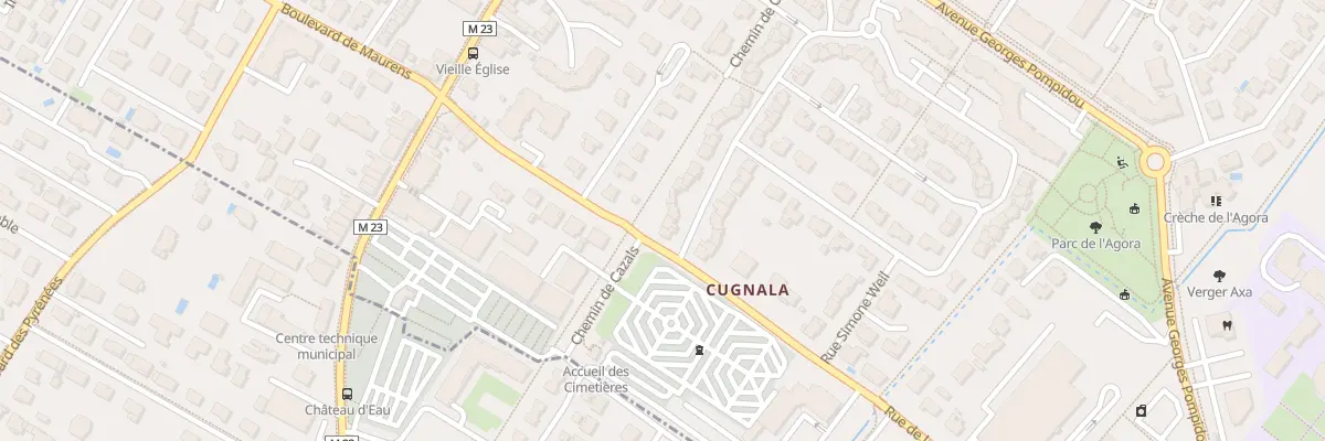Plan du 55 Rue Olympe de Gouges à Cugnaux
