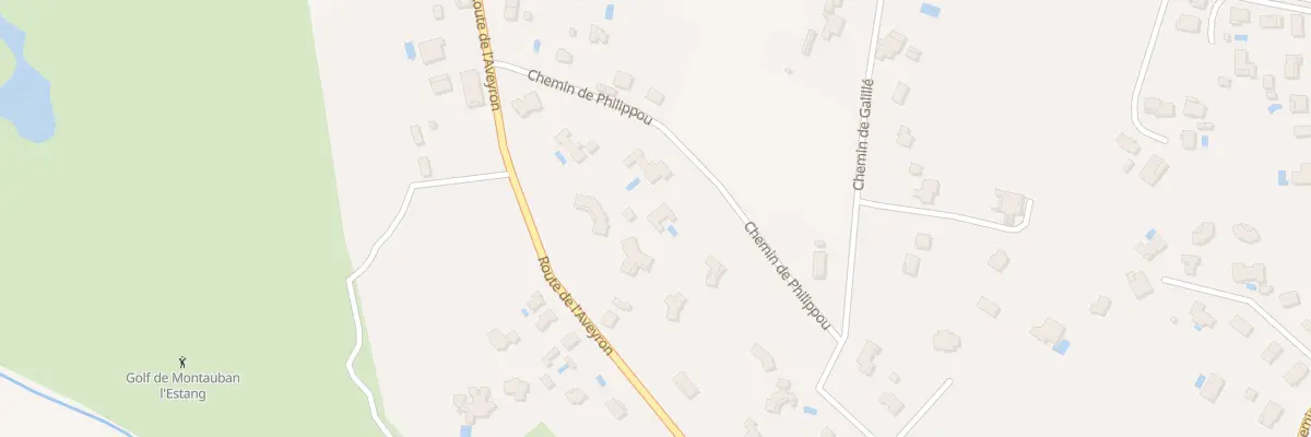 Plan du 175 Che de Philippou à Montauban