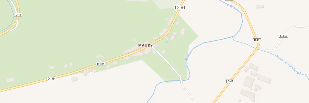 Plan du 533 Maury au Mas-d’Azil