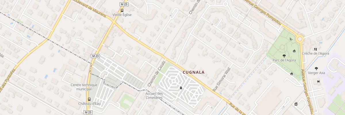 Plan du 57 Rue Olympe de Gouges à Cugnaux