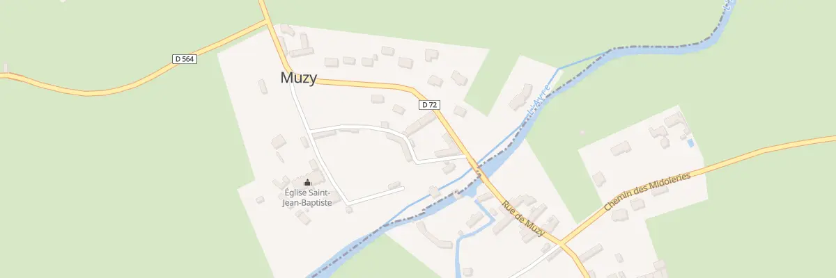 Plan du 4 Rue de l’Eglise à Muzy