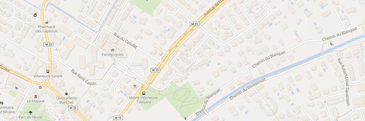 Plan du 18 Rue Comte Begouen à Villeneuve-Tolosane