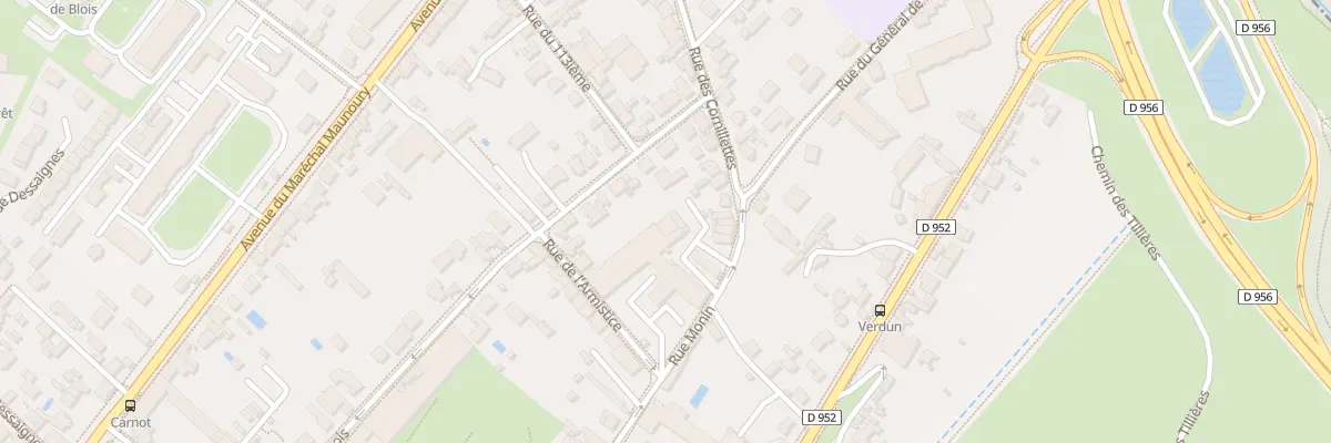 Plan du 5 Rue de l’Armistice à Blois