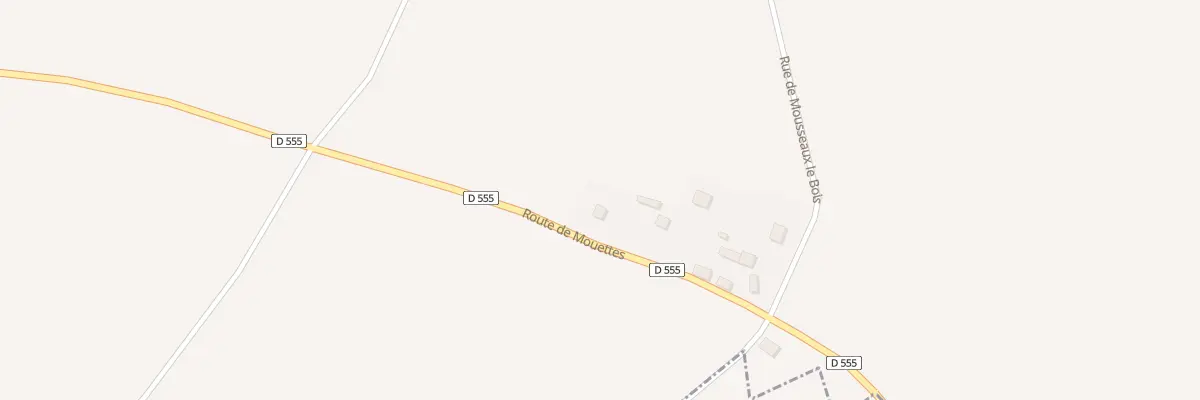 Plan du 2A Rte de Mouettes à Mousseaux-Neuville