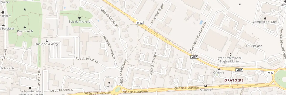 Plan du 8 All du Sidobre à Colomiers