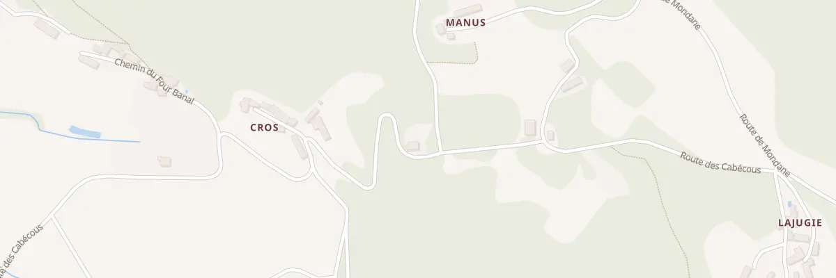 Plan du 456 Rte des Cabécous à Sainte-Mondane