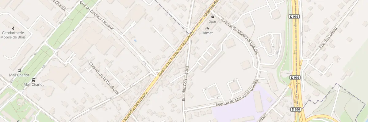 Plan du 48 Rue des Cornillettes à Blois